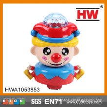 Funny Plastic Universal Musical Toy Clown With Light